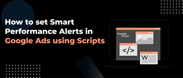 Performance alerts using ad scripts