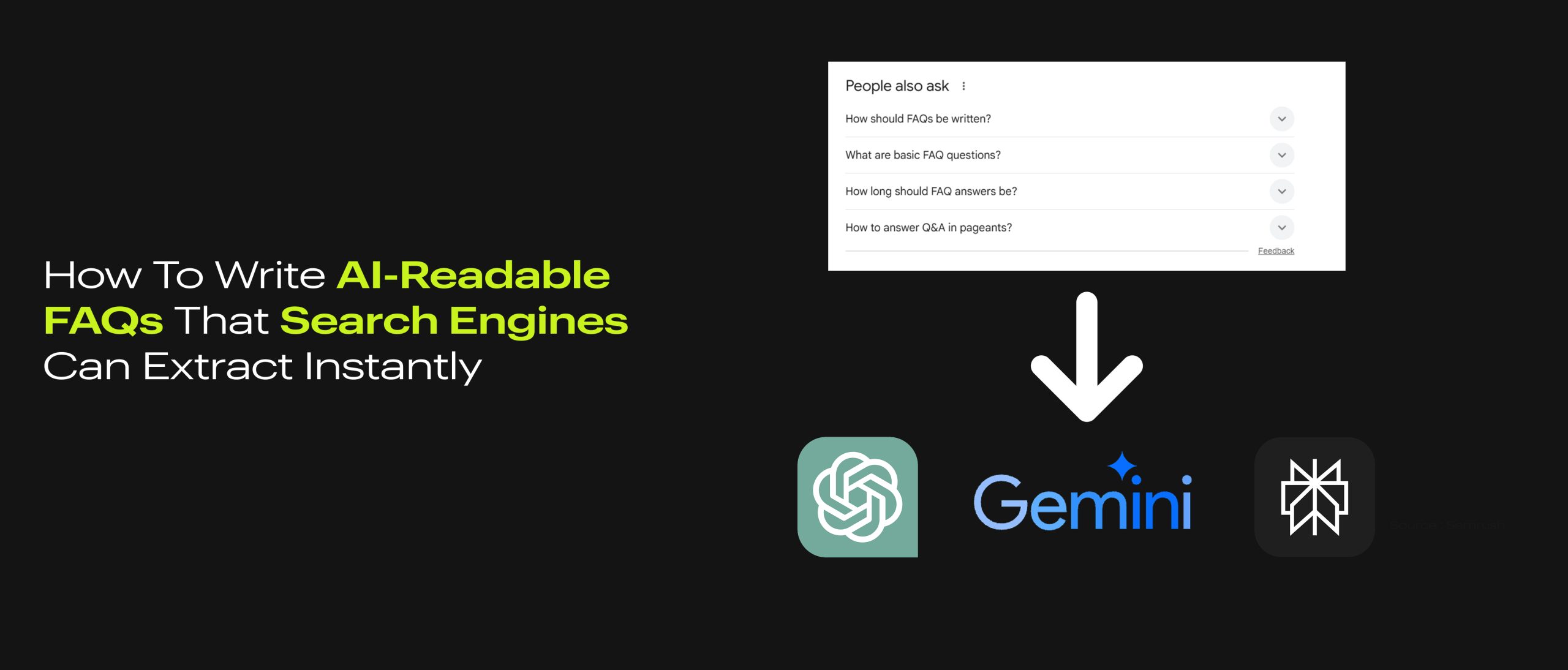 Write AI-Readable FAQs