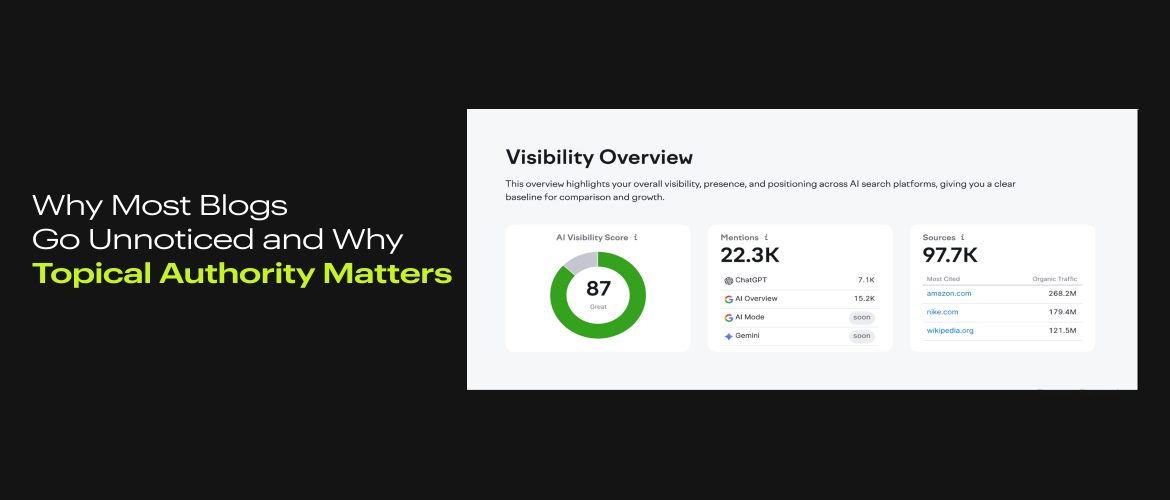 Topical Authority Matters